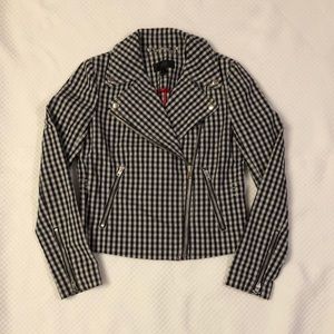 J. Crew Black Checkered Blazer